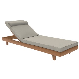 Bain de soleil design en teck, Sorrento