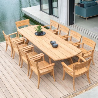 Fauteuil de table en teck, Sorrento