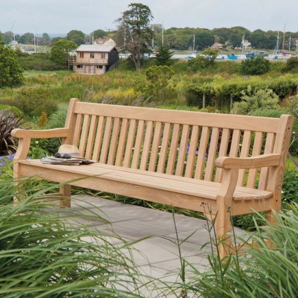 Banc de jardin en roble, 244 cm, Royal Park
