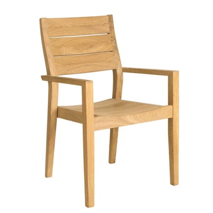 Fauteuil de table en bois de roble