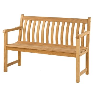 Banc en bois massif 122 cm, Alexander Rose