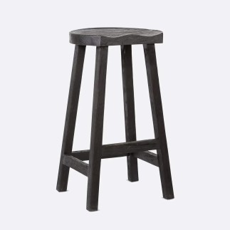 Tabouret haut 79 cm en teck, King