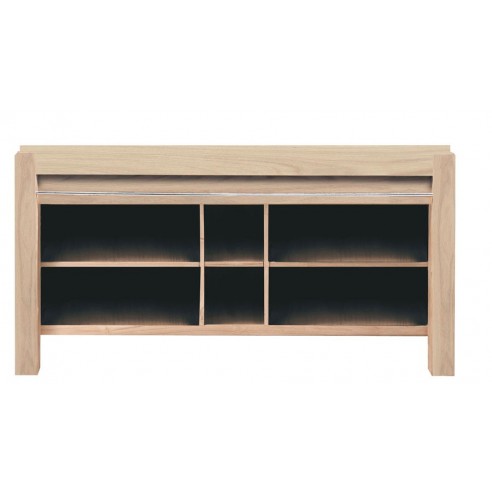Meuble double vasque chêne massif 133 cm, gamme Origin de Line Art Meuble double vasque chêne massif 133 cm, gamme Origin de Line Art