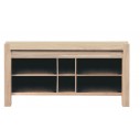 Meuble double vasque chêne massif 133 cm, gamme Origin de Line Art