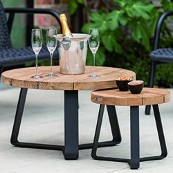 Table basse en teck massif pour le jardin