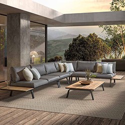 Salon de jardin confortable