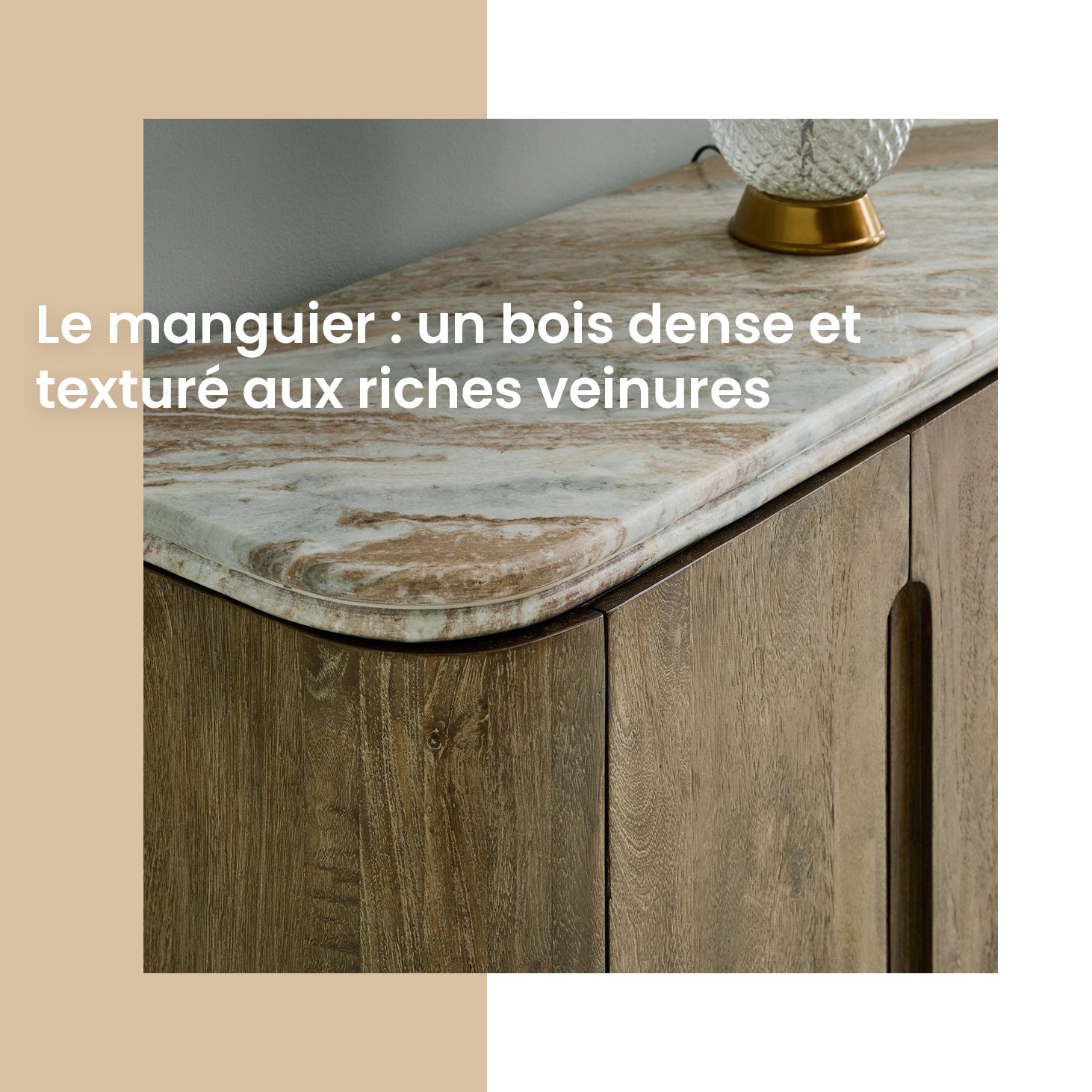 Bois de manguier buffet Buren Signature