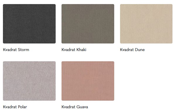 Coloris tissu Kvadrat pour coussins Beach
